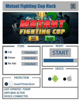 Чит Mutant Fighting Cup