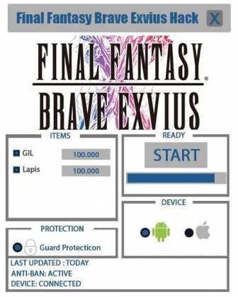 Чит для Final Fantasy Brave Exvius