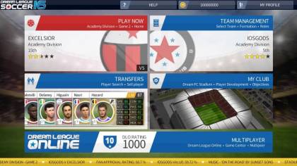 Взломанная Dream League Soccer 2016