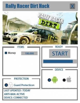 Чит Rally Racer Dirt