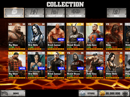 Чит для WWE Immortals