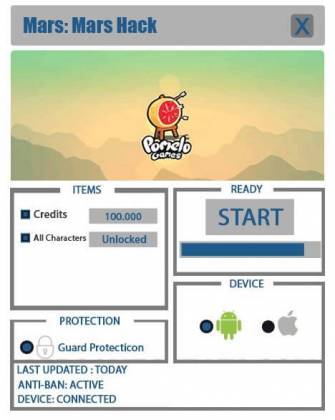 Чит для Mars: Mars