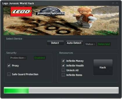 Чит для LEGO Jurassic World