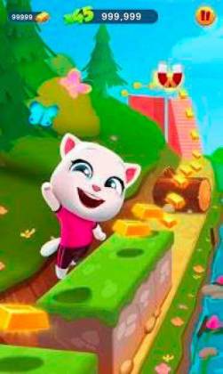 Взломанная Говорящий Том: бег за золотом