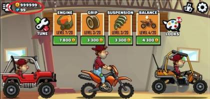 Скачать взломанную Hill Climb Racing 2