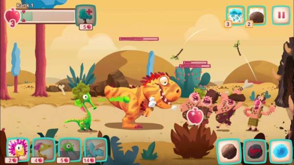 Взлом Dino Bash на оружие