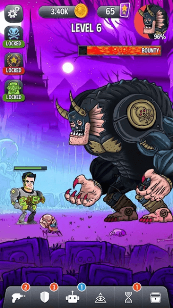 Взлом Tap Busters: Bounty Hunters золото и бонусы