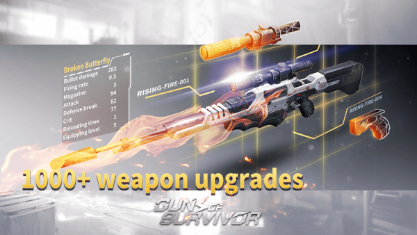 Взлом Guns of Survivor много патронов