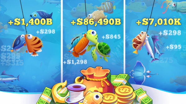 Взлом Fisherman Go много денег