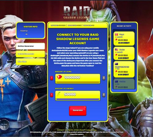 Взлом RAID: Shadow Legends