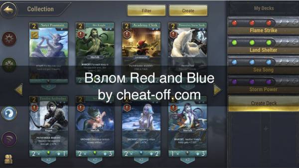 взлом Red and Blue