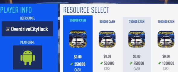 Overdrive City много денег